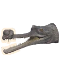 Leucistic Gharial colour morph in Planet Zoo 2